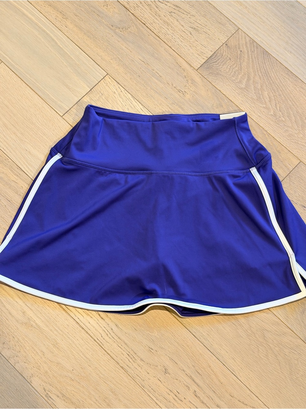 DSG Medium Blue/Purple Athletic Skort with White Trim